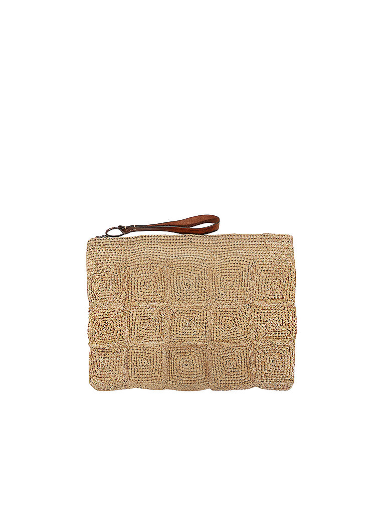 IBELIV Strohtasche - Clutch TANALA beige von IBELIV