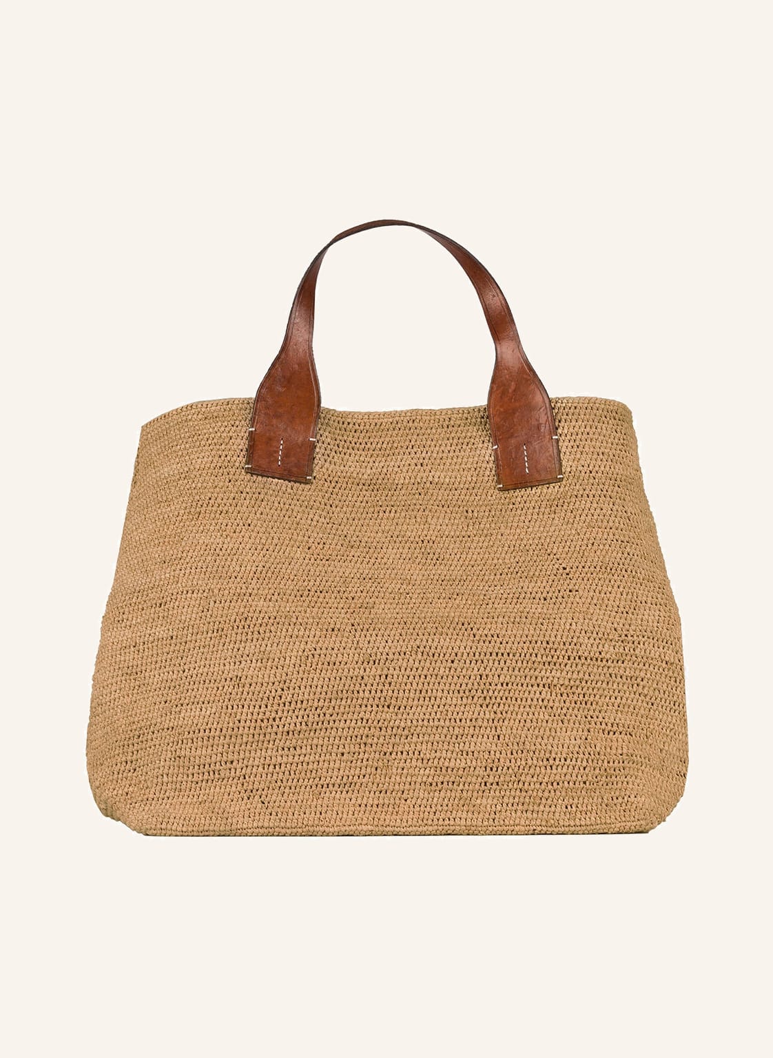 Ibeliv Strandtasche Raffia Xl beige von IBELIV