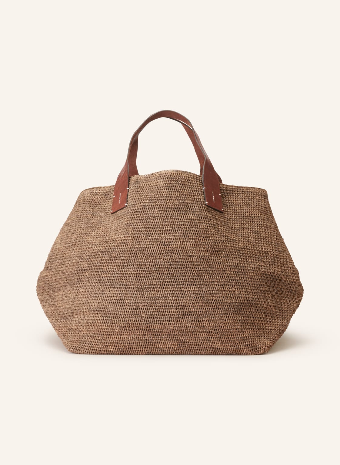 Ibeliv Strandtasche Raffia Xl beige von IBELIV