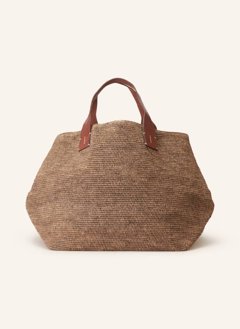 Ibeliv Strandtasche Raffia Xl beige von IBELIV