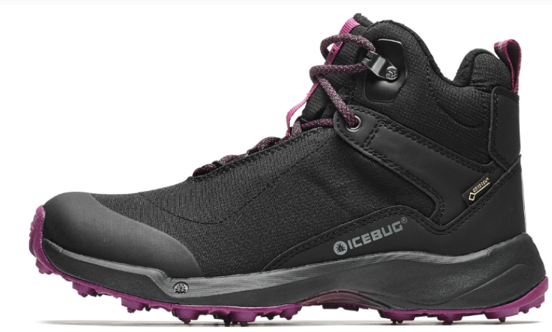 ICEBUG PACE3 W BUGrip gtx Winterschuh - black/dk.hibiscus (Grösse: 38) von ICEBUG