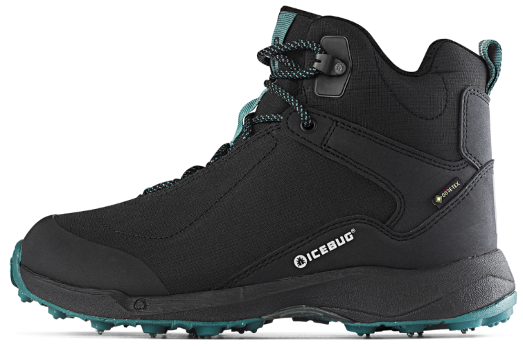 ICEBUG PACE3 W BUGrip gtx Winterschuh - black/teal (Grösse: 38) von ICEBUG