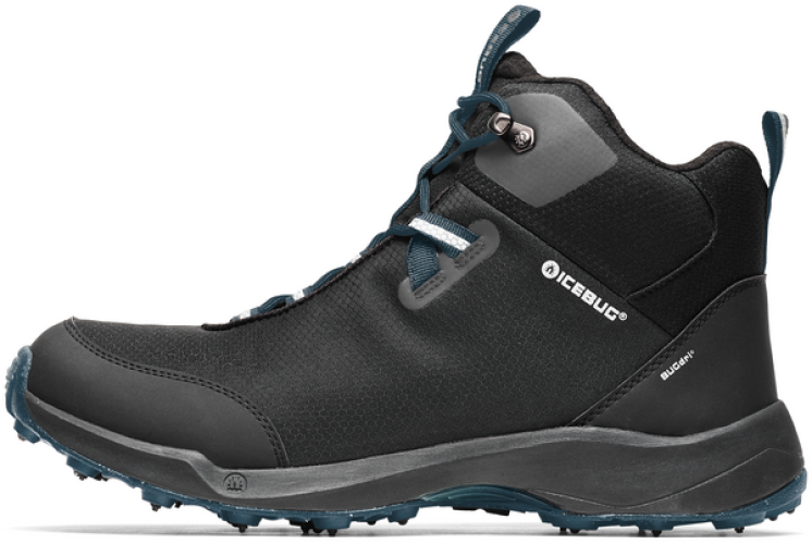 ICEBUG SPEED2 M BUGrip Winterschuh - black/petroleum (Grösse: 42) von ICEBUG