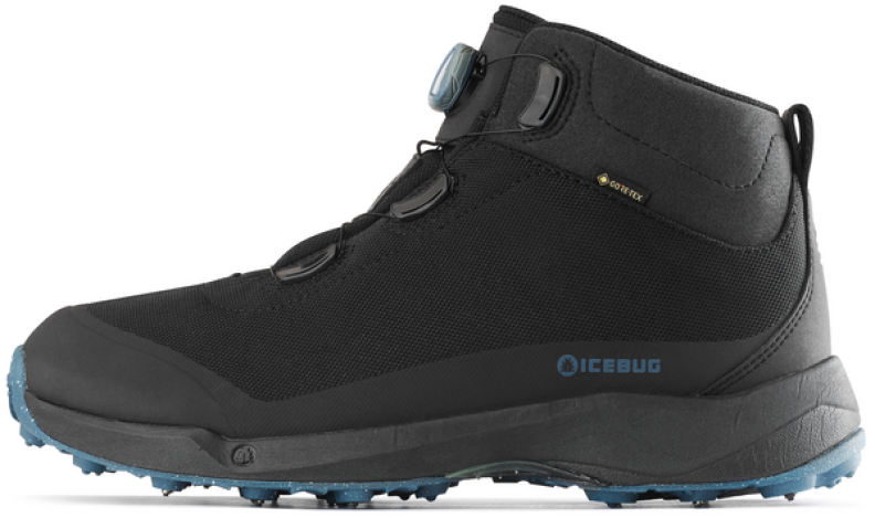 ICEBUG STAVRE M Boa BUGrip gtx Winterschuh - black/petroleum (Grösse: 41) von ICEBUG