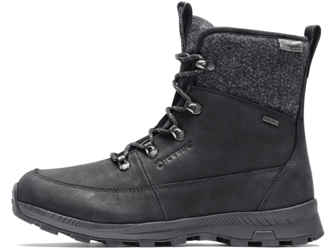 ICEBUG Trekkingschuh ADAK ReWool W BUGrip - black/grey (Grösse: 37) von ICEBUG