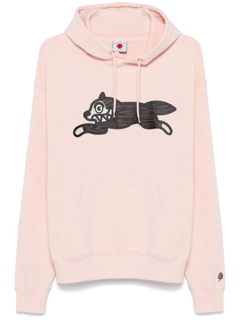 ICECREAM Woodgrain Running Dog Popover hoodie - Pink von ICECREAM