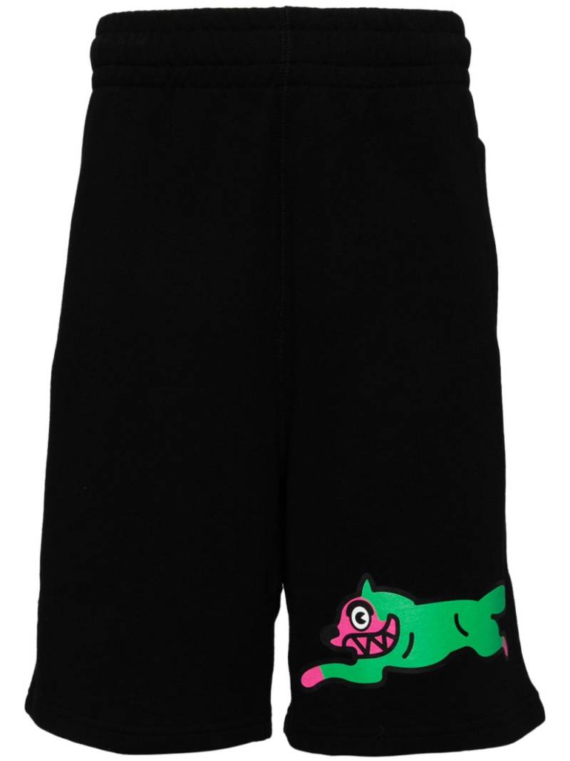 ICECREAM logo-print cotton track shorts - Black von ICECREAM