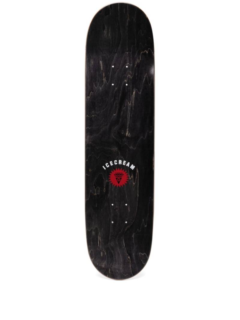 ICECREAM logo-print skate deck - Black von ICECREAM