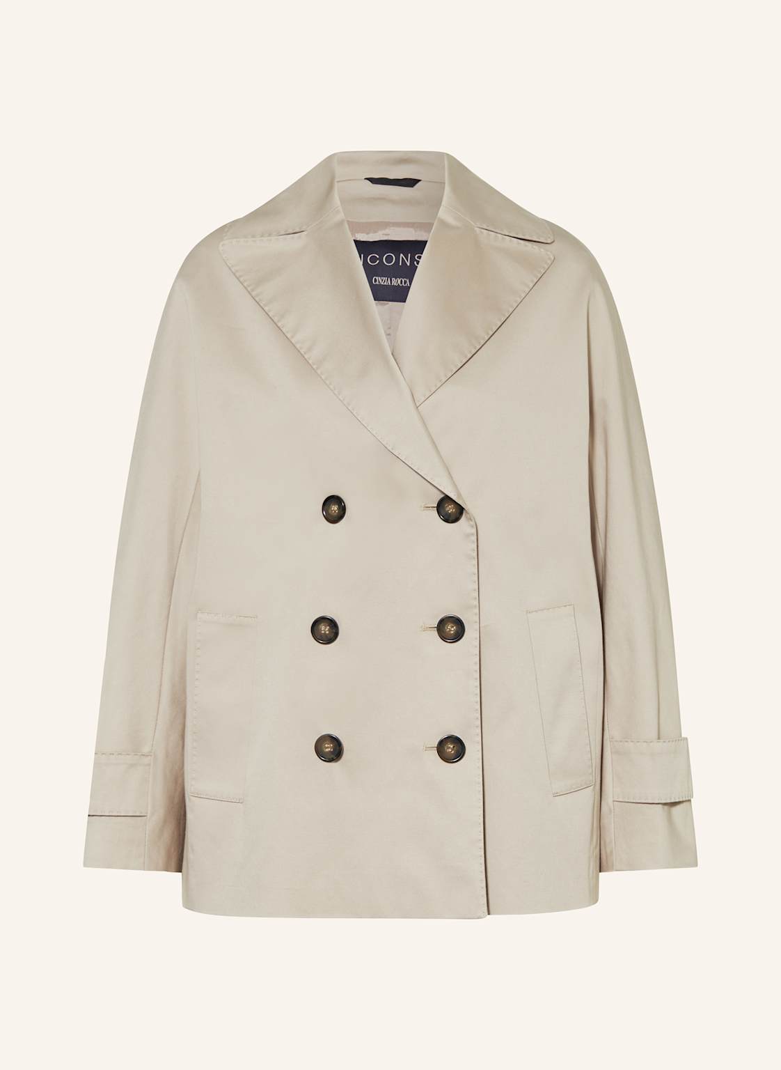 Icons Cinzia Rocca Jacke beige Icons Cinzia Rocca Jacke beige von ICONS CINZIA ROCCA