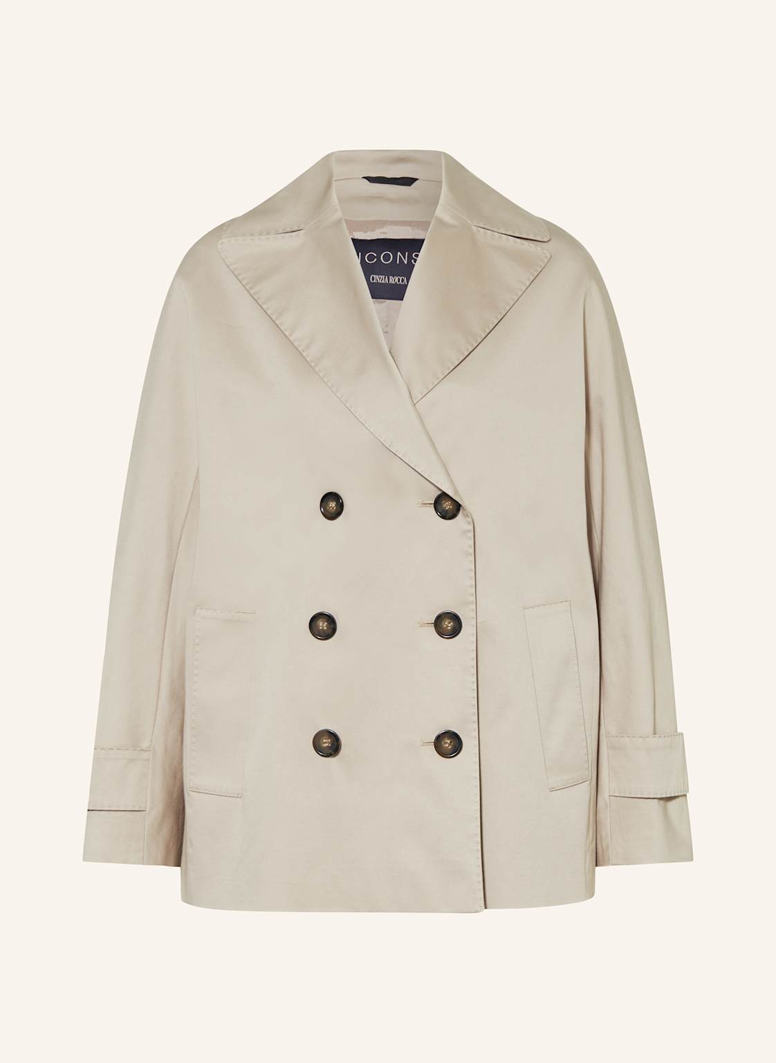 Icons Cinzia Rocca Jacke beige von ICONS CINZIA ROCCA