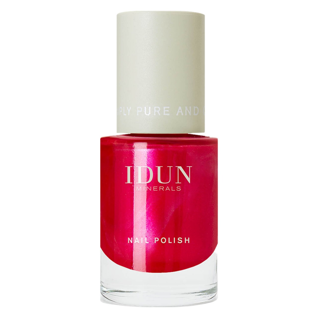 IDUN Nails - Nail Polish Cinnober Metallic Raspberry von IDUN MINERALS