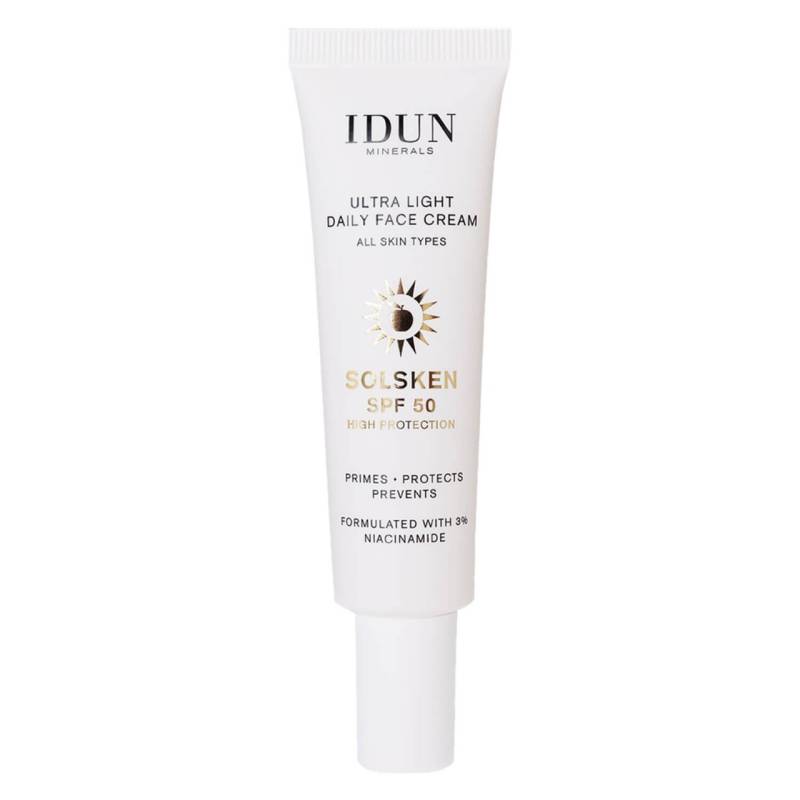 IDUN Skincare - Ultra Light Daily Face Cream Solsken SPF 50 von IDUN MINERALS