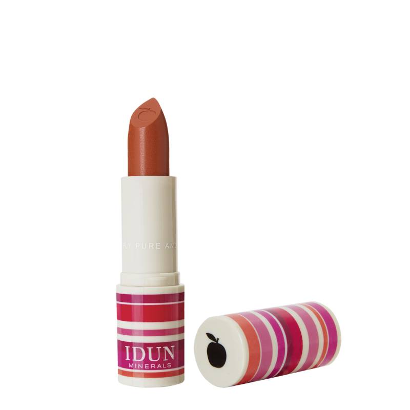 Matte Lippenstift Krusbär Damen Brownish Beige 4g von IDUN Minerals