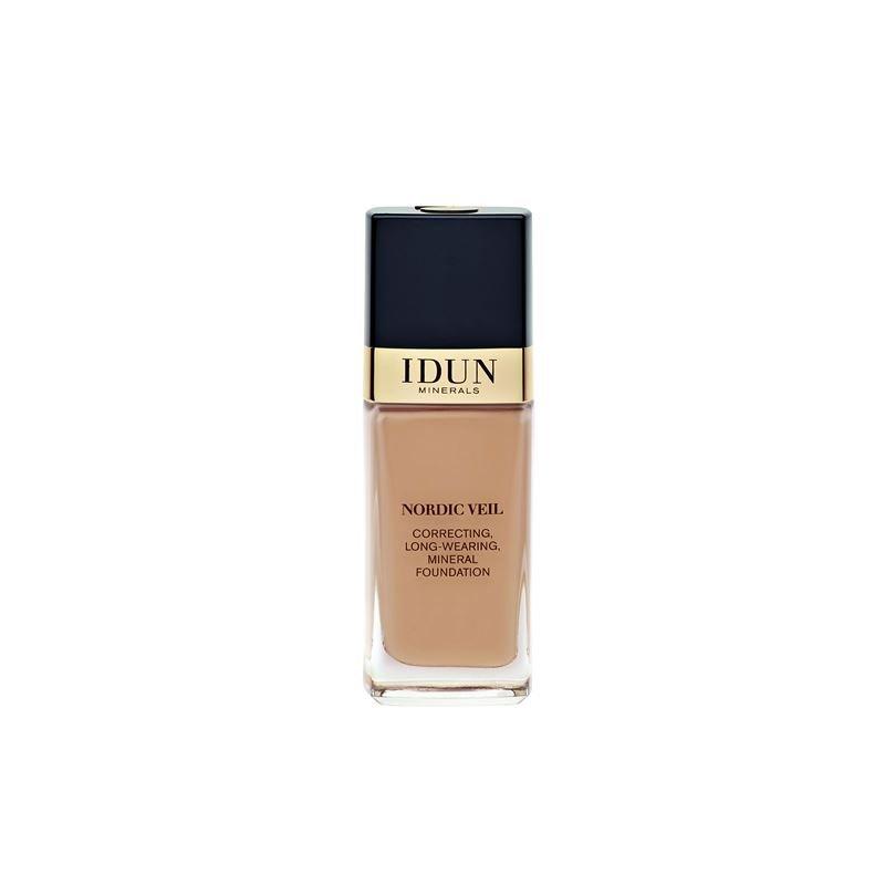 Flüssig Foundation Nordic Veil Embla Damen Warm Medium Dark 25ml von IDUN Minerals