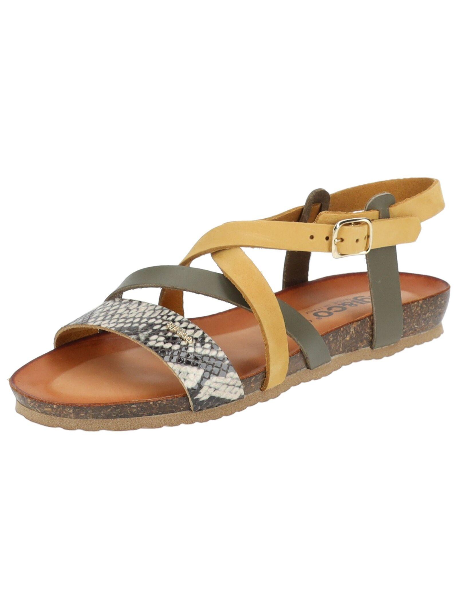 Sandalen 56957 Damen Gelb Bunt 36 von IGI&CO