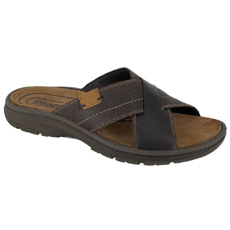 Sandalen, Gewachstes Leder Herren Braun 42 von IMAC