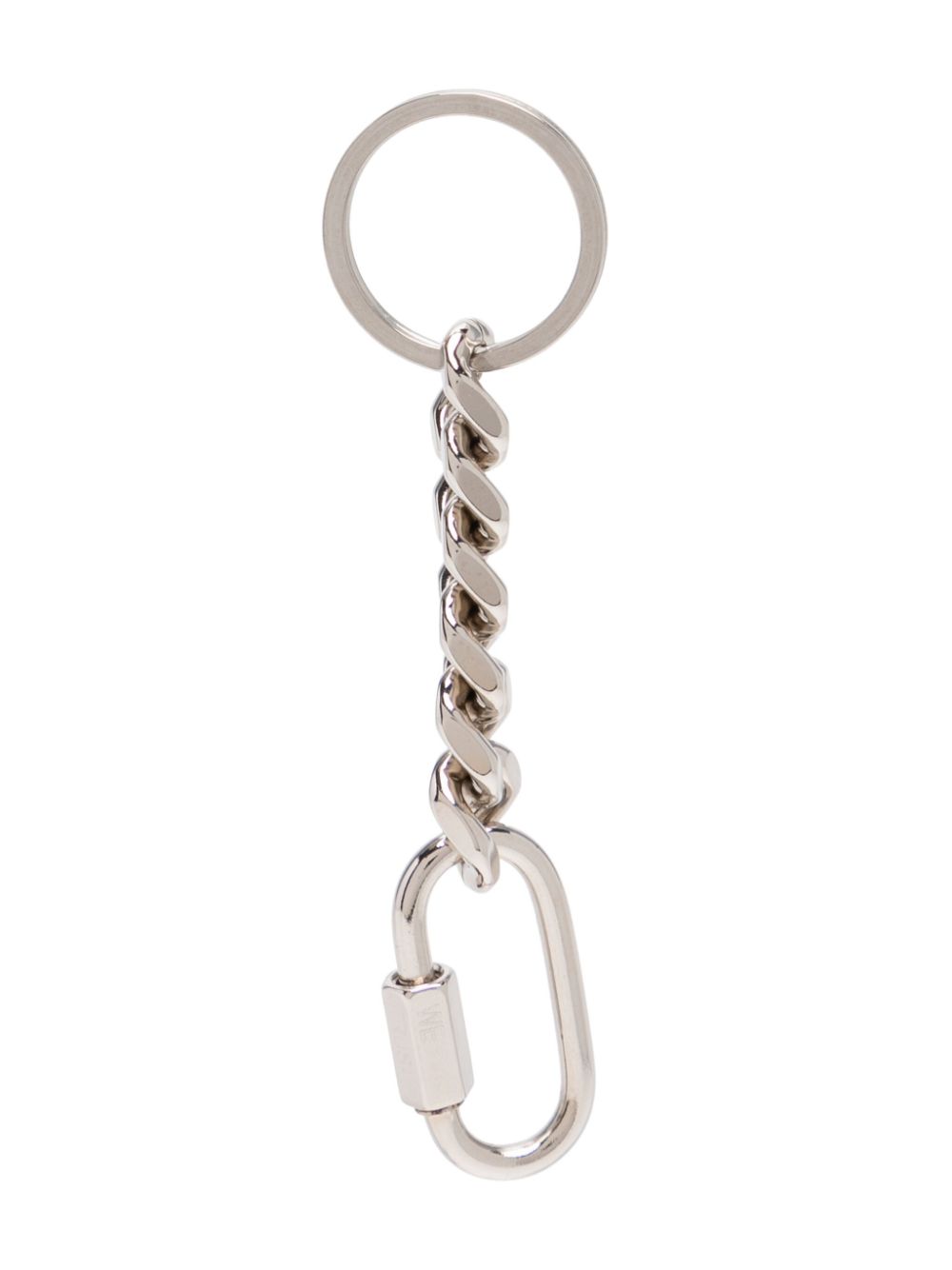 IN GOLD WE TRUST PARIS curb-chain keyring - Silver von IN GOLD WE TRUST PARIS