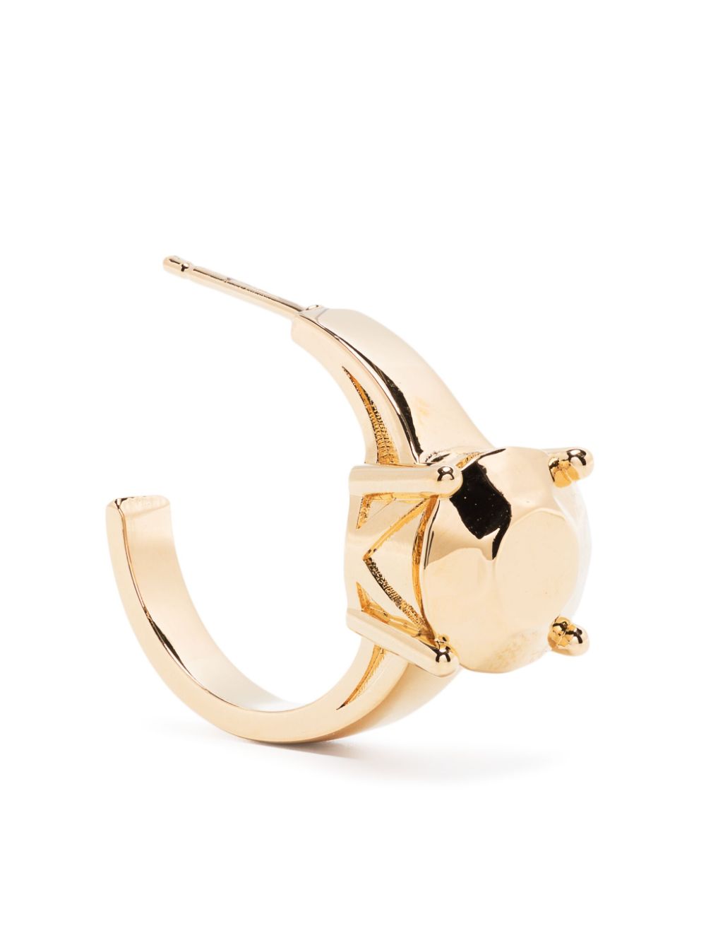 IN GOLD WE TRUST PARIS faux-ring hoop earring von IN GOLD WE TRUST PARIS