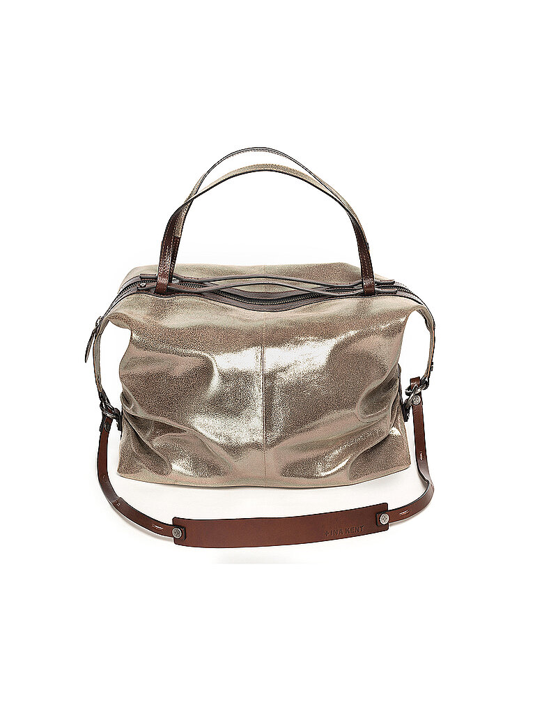 INA KENT Ledertasche - Henkeltasche DELA EDEN ED. 1 silber von INA KENT