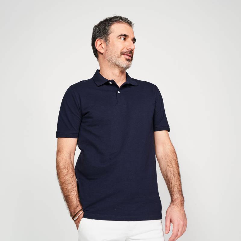 INESIS - Poloshirt kurzarm MW500 M, für Herren, Marine, Größe S von INESIS