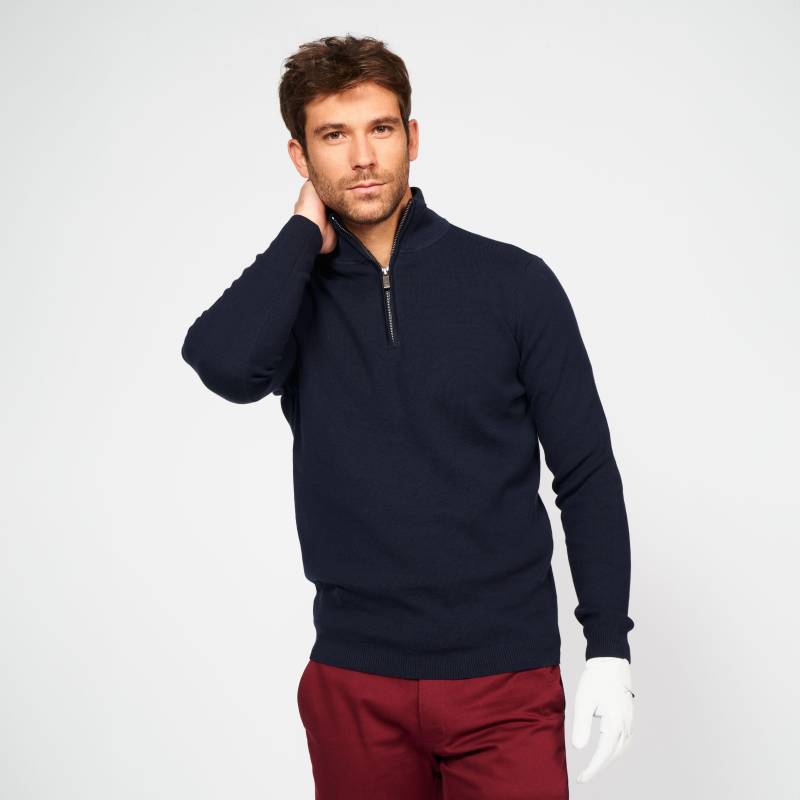 Pullover - Mw500 Herren Blau Bedruckt L von INESIS