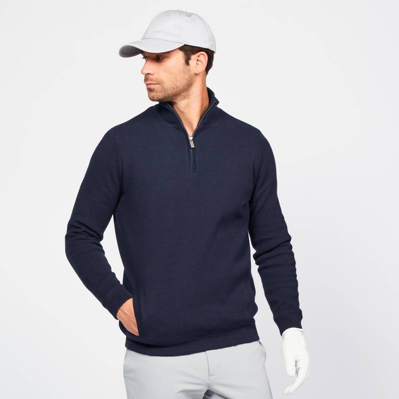 Pullover - Mw500 Herren Blau Bedruckt L von INESIS