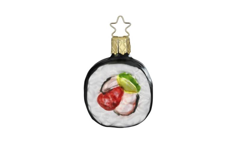 INGE-GLAS® Weihnachtsbaumkugel »Sushi Futo Maki Ø 45051 cm, Mehrfarbig«, (1 St.) von INGE-GLAS®