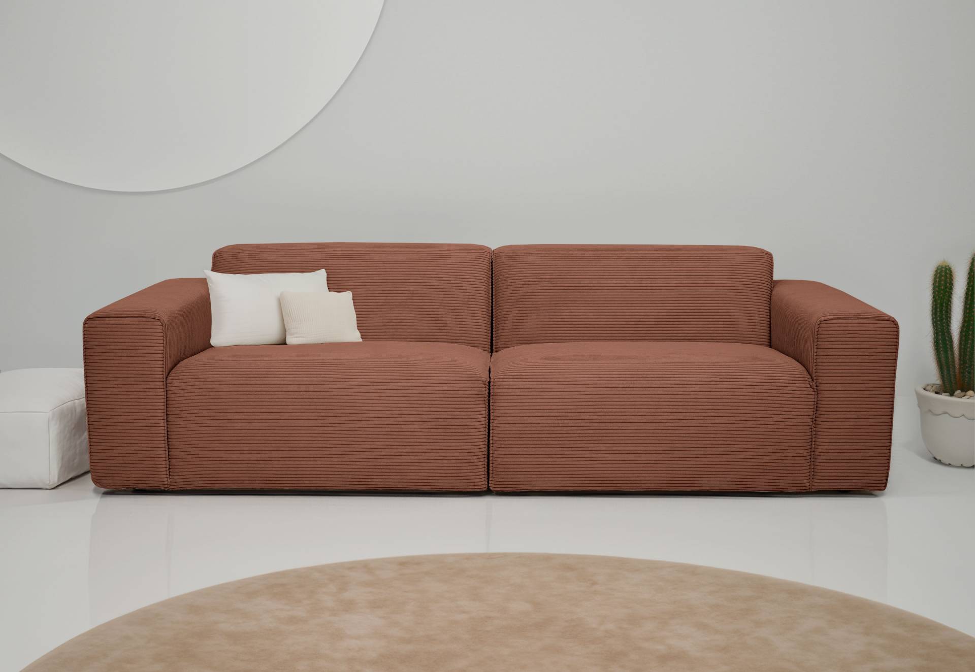 INOSIGN 3-Sitzer »Koa, 228 cm, Modulsofa in Webstoff, Cord«, Designsofa in Cord von INOSIGN