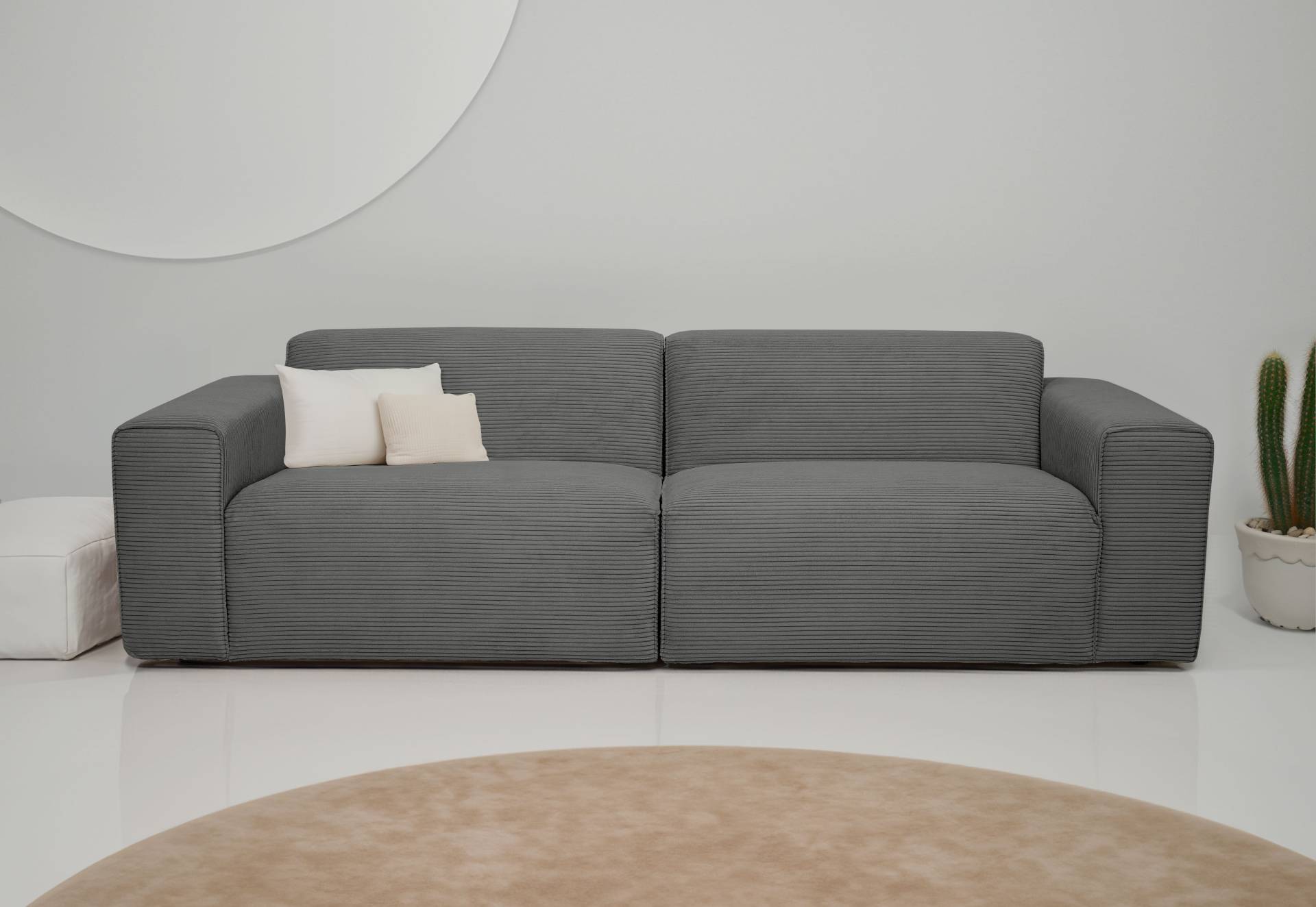 INOSIGN 3-Sitzer »Koa, 228 cm, Modulsofa in Webstoff, Cord«, Designsofa in Cord, weicher Lounge-Sitzkomfort von INOSIGN