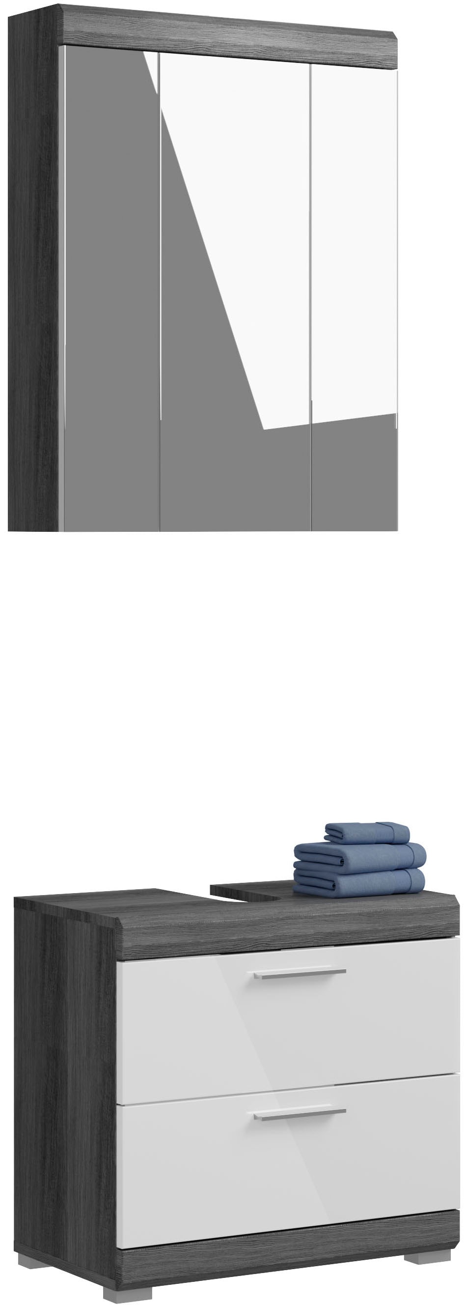 INOSIGN Badmöbel-Set »Siena«, (Set, 2 St.), Badmöbel, Spiegelschrank, Waschbeckenunterschrank von INOSIGN