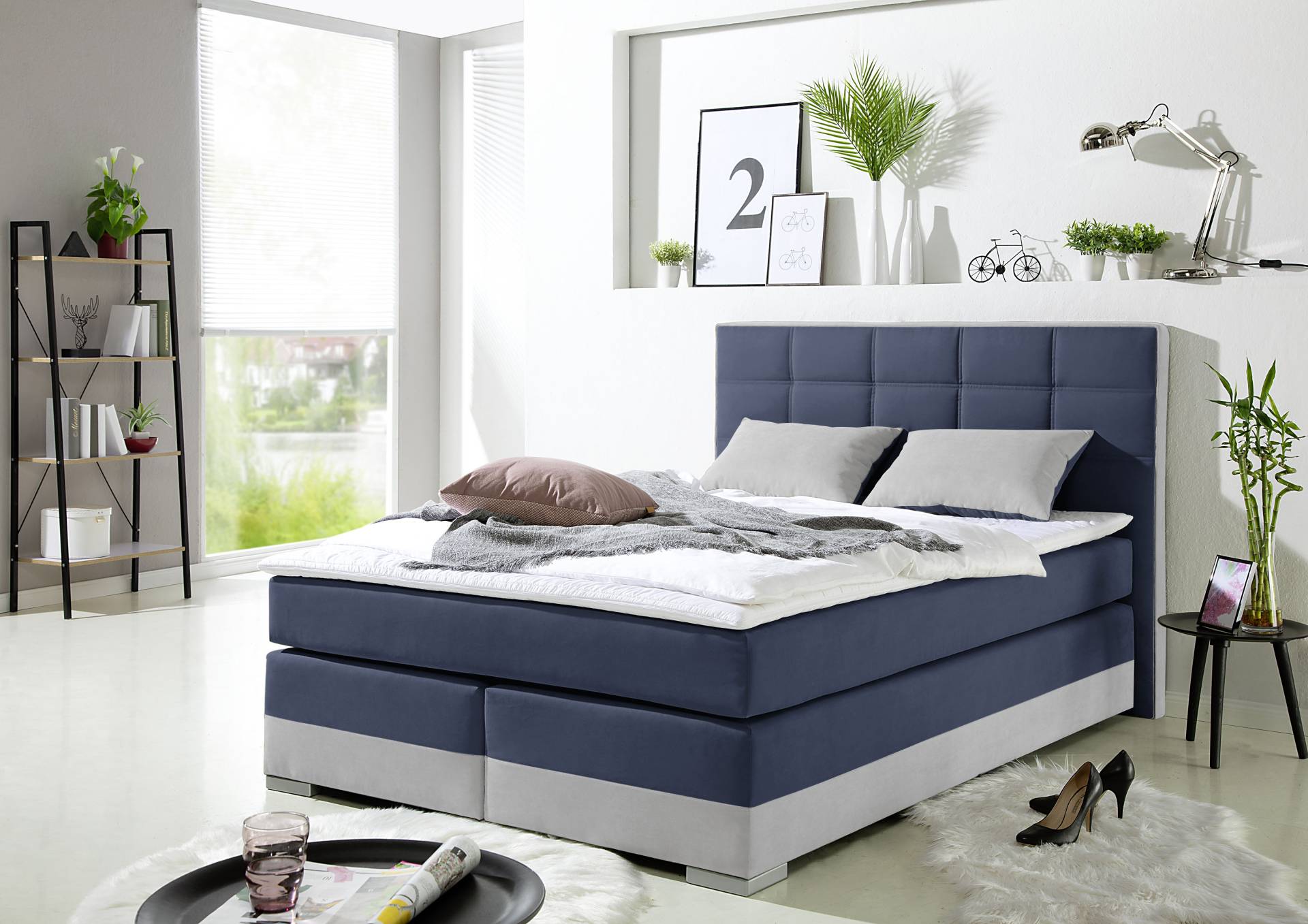 INOSIGN Boxspringbett, inklusive Topper und Wendekissen von INOSIGN