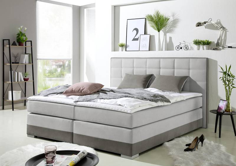 INOSIGN Boxspringbett, inklusive Topper und Wendekissen von INOSIGN