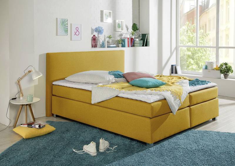 INOSIGN Boxspringbett »Eliana«, inkl. Topper, in 4 Breiten, 3 Matratzenarten und 2 Härtegraden von INOSIGN