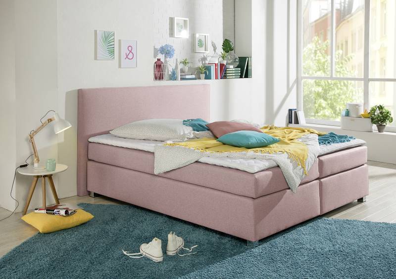 INOSIGN Boxspringbett »Eliana«, inkl. Topper, in 4 Breiten, 3 Matratzenarten und 2 Härtegraden von INOSIGN