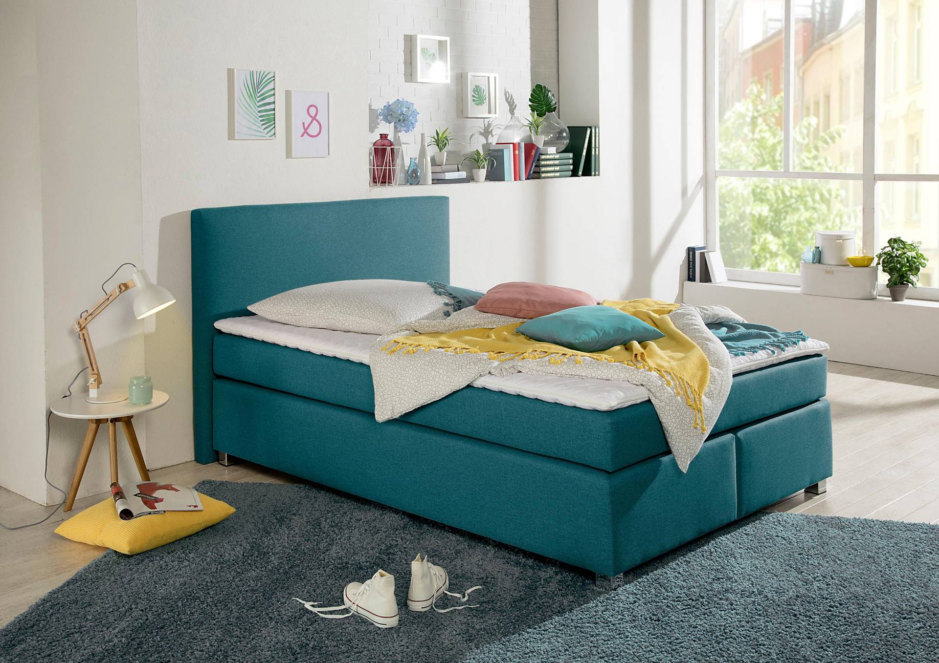 INOSIGN Boxspringbett »Eliana«, inkl. Topper, in 4 Breiten, 3 Matratzenarten und 2 Härtegraden von INOSIGN