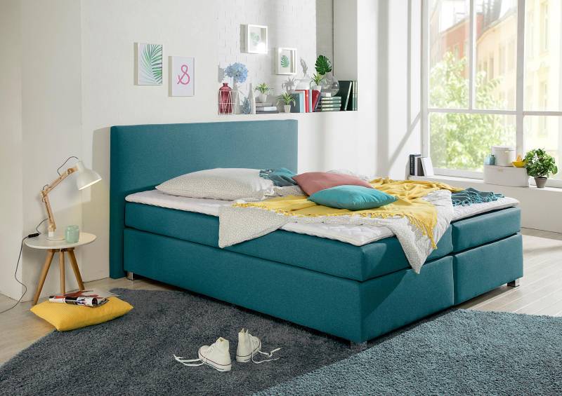 INOSIGN Boxspringbett »Eliana«, inkl. Topper, in 4 Breiten, 3 Matratzenarten und 2 Härtegraden von INOSIGN