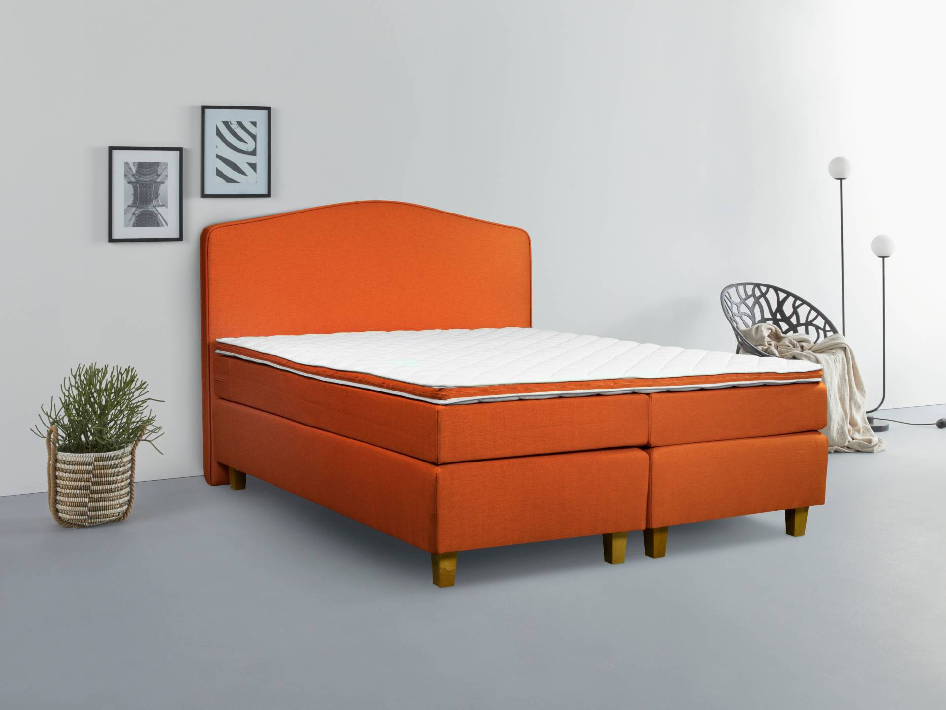 INOSIGN Boxspringbett »Jalma«, Füsse aus massiver Birke ; Inkl. Topper INOSIGN Boxspringbett »Jalma«, Füsse aus massiver Birke ; Inkl. Topper von INOSIGN