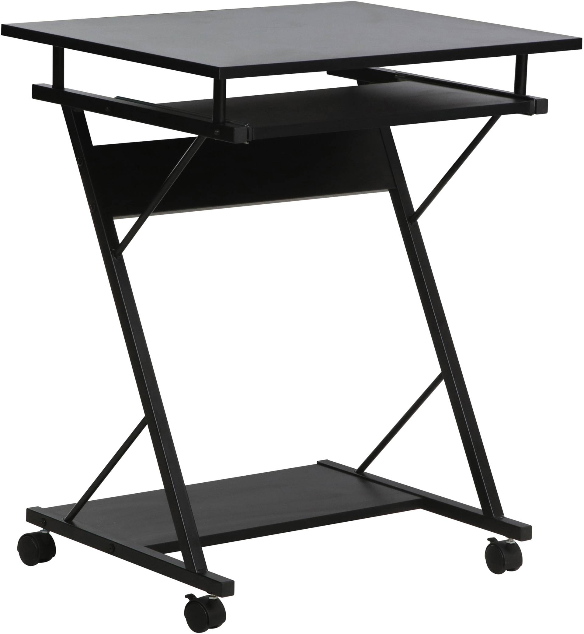 INOSIGN Computertisch »ERVIE, Rolltisch, Laptoptisch,«, stabiles Metallgestell, mit Tastaturauszug, 60x73 cm von INOSIGN