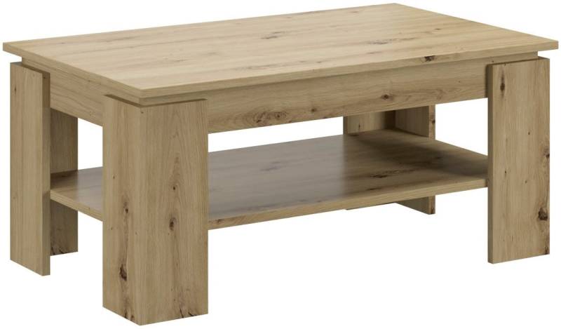 INOSIGN Couchtisch »Kalmar, rechteckig, 100 x 60 cm, 1 Ablageboden«, (1 St.), Sofatisch, Beistelltisch, Kaffetisch, Wohnzimmertisch, coffee table von INOSIGN