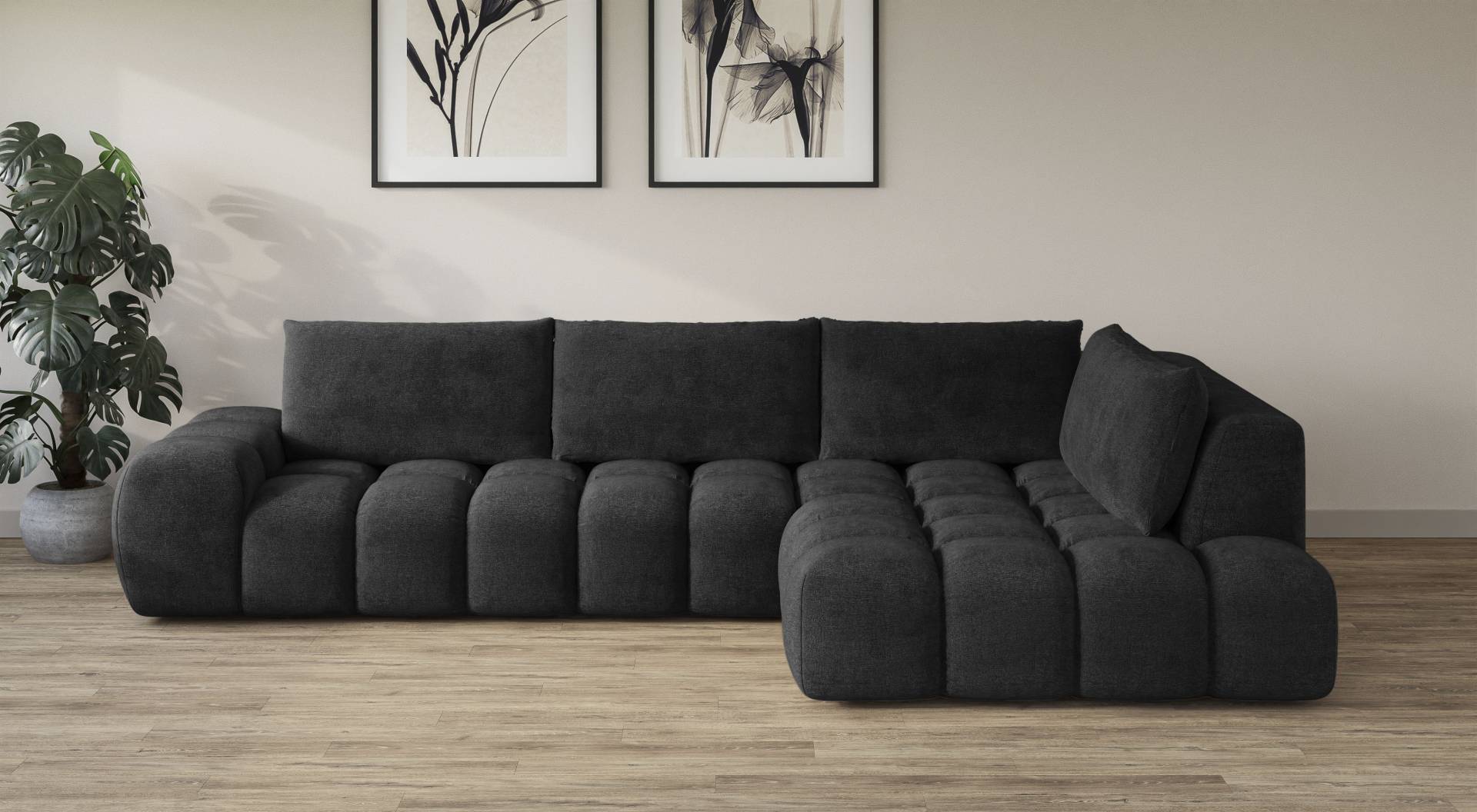 INOSIGN Ecksofa »AZITA«, lose Rückenkissen, moderne Steppung INOSIGN Ecksofa »AZITA«, lose Rückenkissen, moderne Steppung von INOSIGN