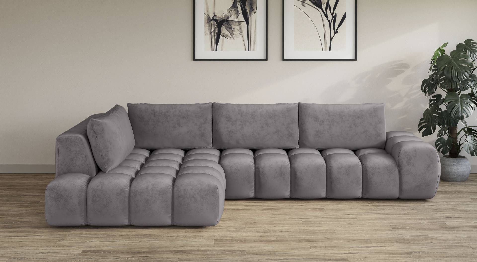 INOSIGN Ecksofa »AZITA«, lose Rückenkissen, moderne Steppung INOSIGN Ecksofa »AZITA«, lose Rückenkissen, moderne Steppung von INOSIGN