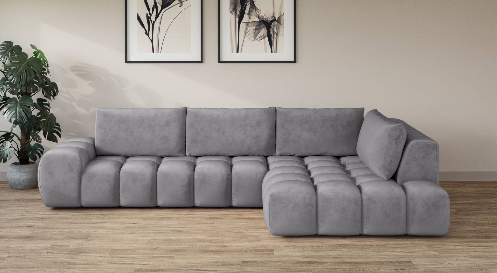 INOSIGN Ecksofa »AZITA«, lose Rückenkissen, moderne Steppung INOSIGN Ecksofa »AZITA«, lose Rückenkissen, moderne Steppung von INOSIGN