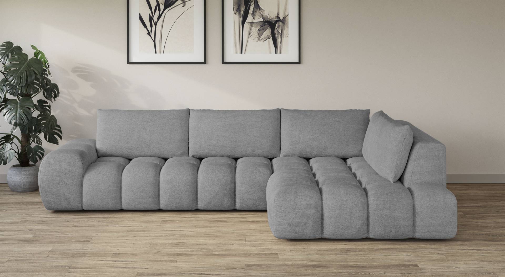 INOSIGN Ecksofa »AZITA«, lose Rückenkissen, moderne Steppung INOSIGN Ecksofa »AZITA«, lose Rückenkissen, moderne Steppung von INOSIGN