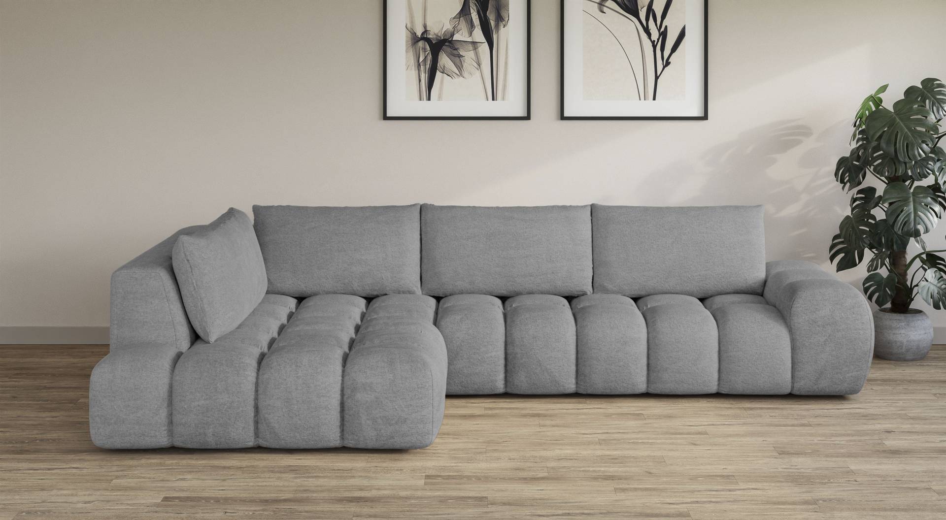 INOSIGN Ecksofa »AZITA«, lose Rückenkissen, moderne Steppung INOSIGN Ecksofa »AZITA«, lose Rückenkissen, moderne Steppung von INOSIGN