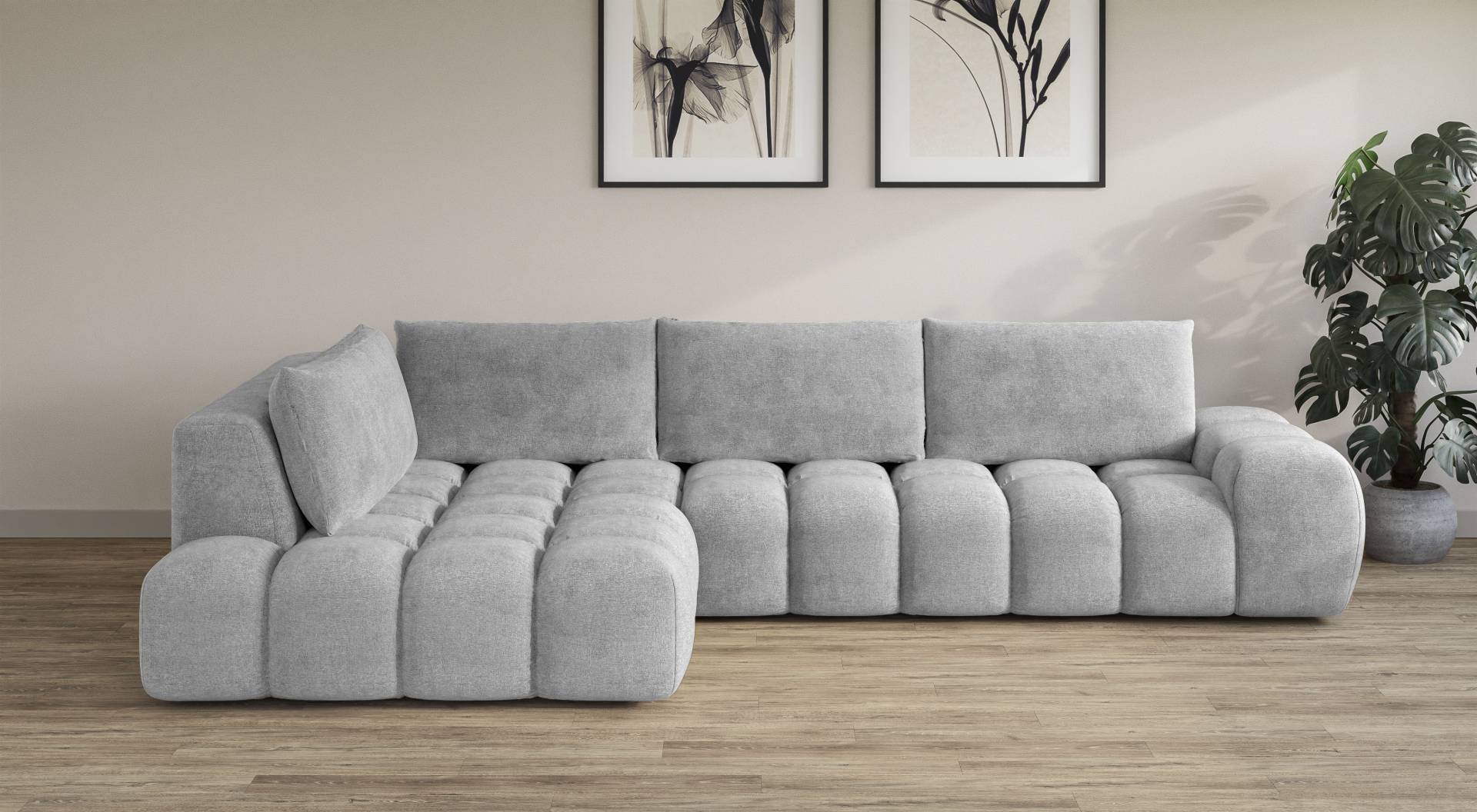 INOSIGN Ecksofa »AZITA«, lose Rückenkissen, moderne Steppung INOSIGN Ecksofa »AZITA«, lose Rückenkissen, moderne Steppung von INOSIGN