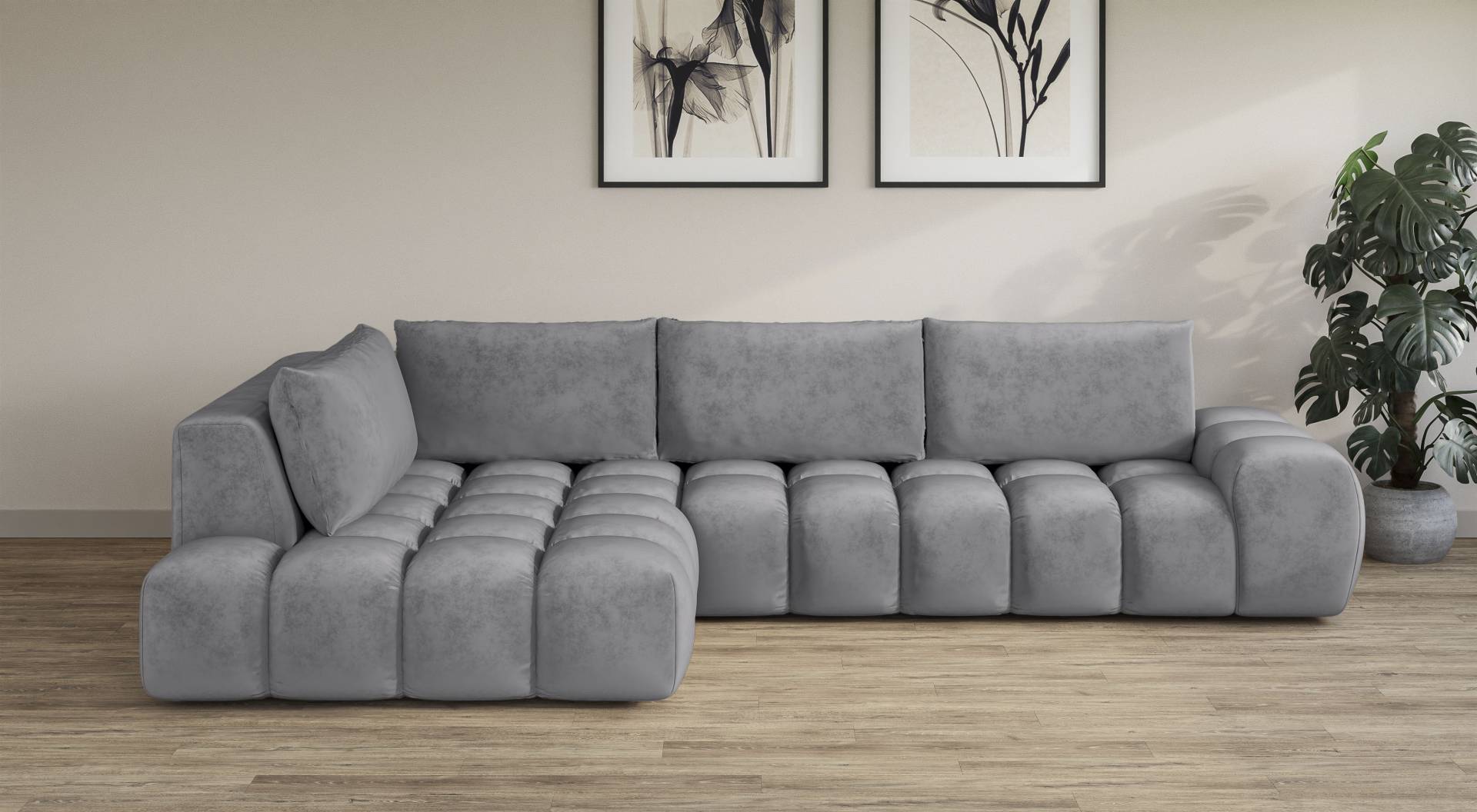 INOSIGN Ecksofa »AZITA«, lose Rückenkissen, moderne Steppung INOSIGN Ecksofa »AZITA«, lose Rückenkissen, moderne Steppung von INOSIGN