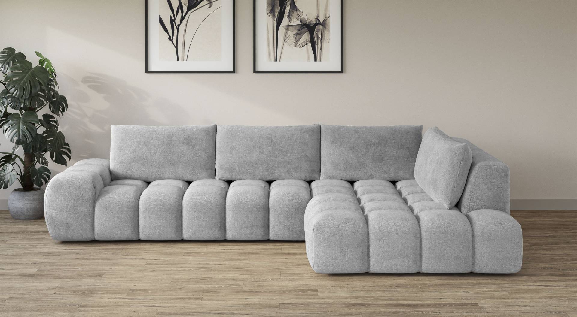 INOSIGN Ecksofa »AZITA«, lose Rückenkissen, moderne Steppung INOSIGN Ecksofa »AZITA«, lose Rückenkissen, moderne Steppung von INOSIGN