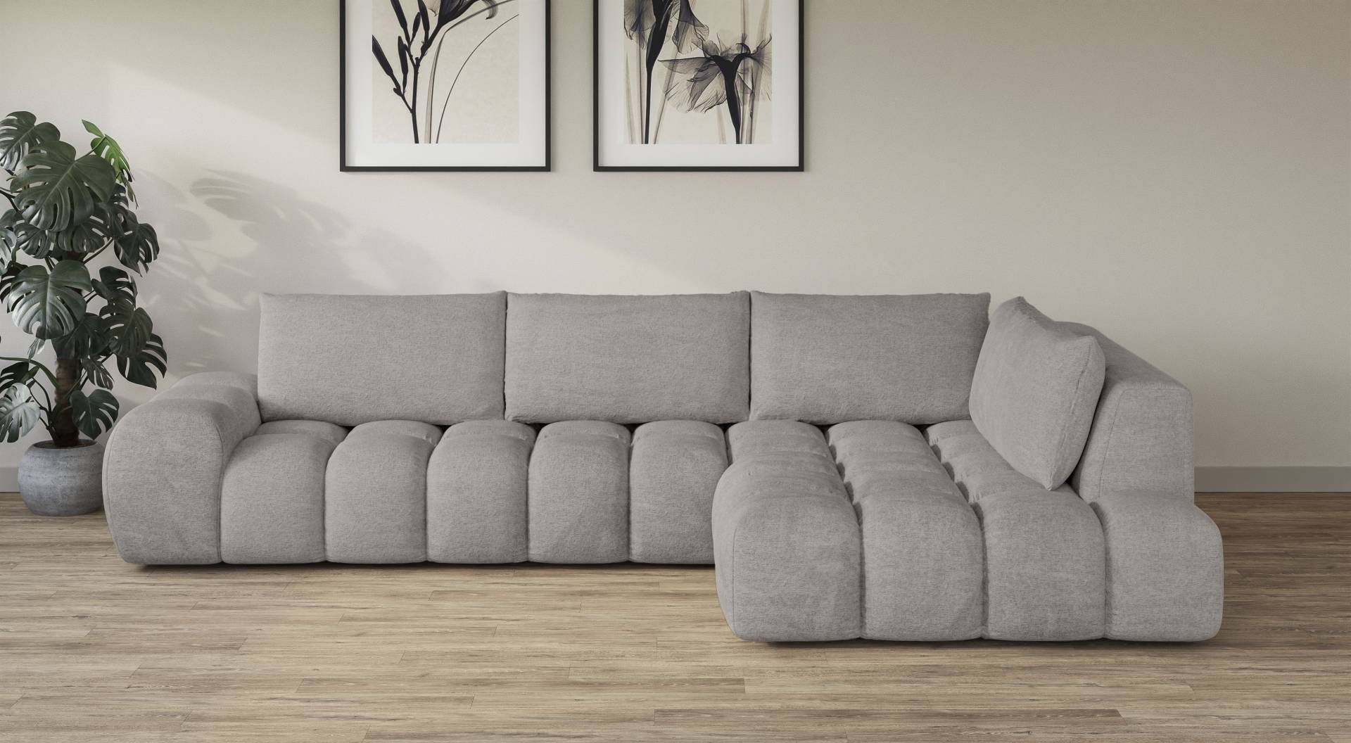 INOSIGN Ecksofa »AZITA«, lose Rückenkissen, moderne Steppung INOSIGN Ecksofa »AZITA«, lose Rückenkissen, moderne Steppung von INOSIGN