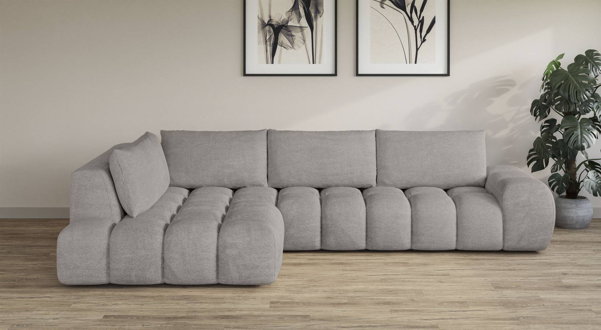 INOSIGN Ecksofa »AZITA«, lose Rückenkissen, moderne Steppung INOSIGN Ecksofa »AZITA«, lose Rückenkissen, moderne Steppung von INOSIGN