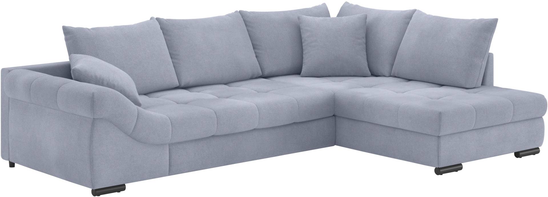 INOSIGN Ecksofa »Allegro DuraFlex, L-Form«, Hochschläfer-Bettauszug, Kaltschaumpolsterung, bis 140 kg belastbar von Mr. Couch